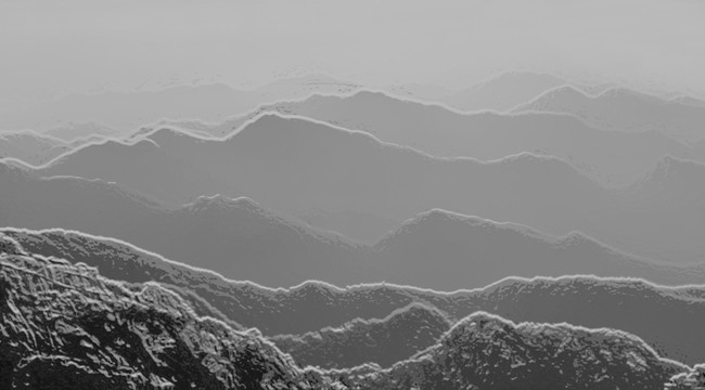 黃山 安徽 石山 黑白 藝術(shù)效