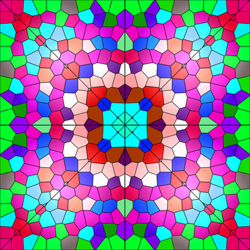 萬花筒般的染色玻璃