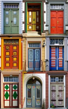 nostalgic doors  entrance
