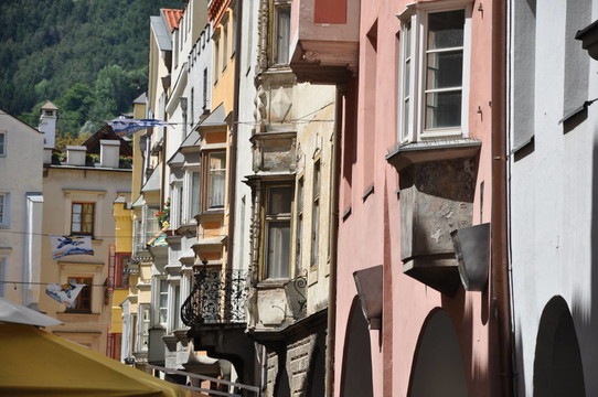 laubengasse在Brixen，南蒂羅爾