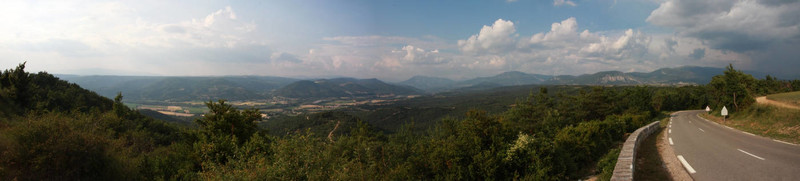 山山脈全景