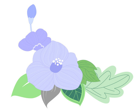 藍色