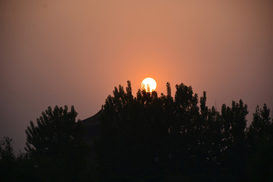 夕陽西下