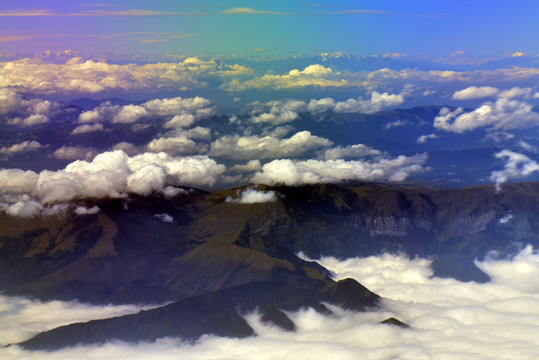 山脈 云海