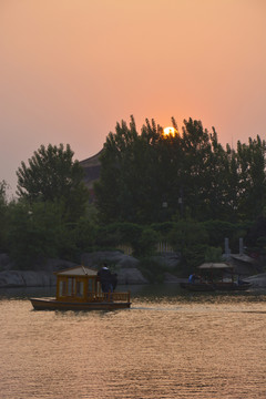 夕陽西下