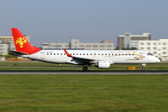 飛機 機場 天津航空公司