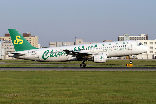 飛機降落 航班 春秋航空