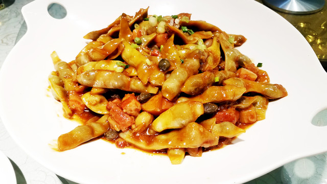 黃金勾 豆角 東北菜
