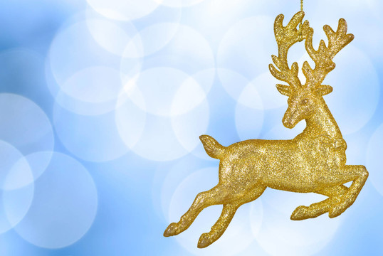 weihnachtlicher背景與金