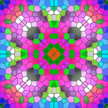 彩色玻璃
