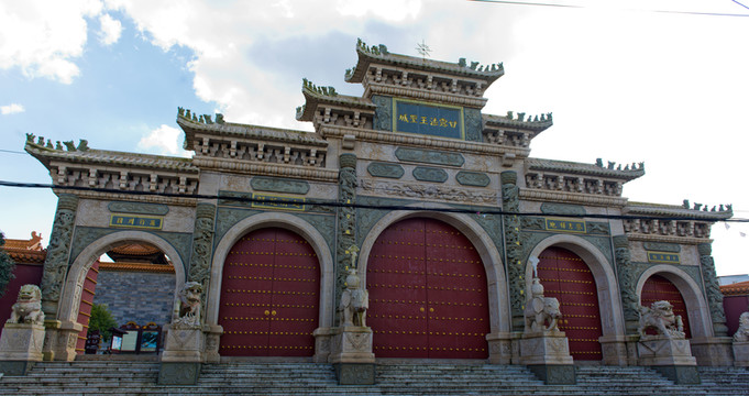 仿古建筑大門