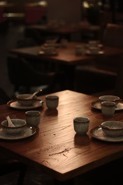 時(shí)尚餐廳一角