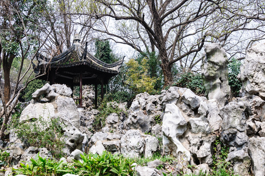 崇正書院假山