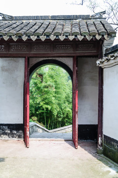 掃葉樓院門