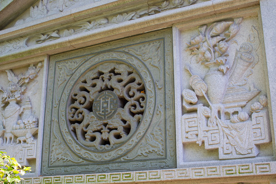 石雕 廟堂 南華寺 文物建筑