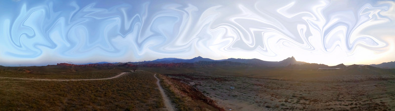祁連山 祁連 山脈 高清 全景