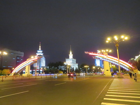北京復(fù)興門夜景
