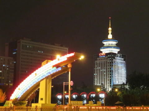 北京復(fù)興門夜景