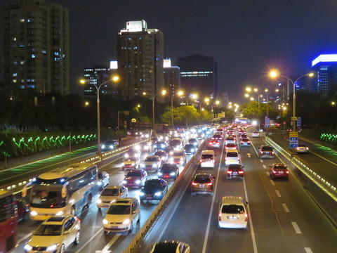 北京西二環(huán)夜景