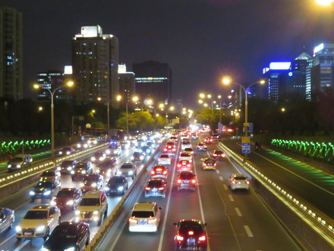 北京西二環(huán)夜景