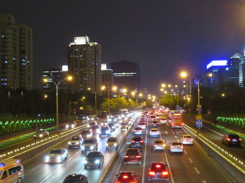 北京二環(huán)夜景