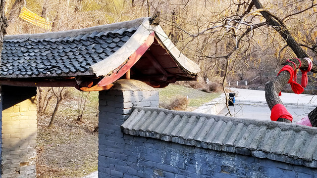 龍鳳寺 古建筑 龍?zhí)渡?吉林風(fēng)