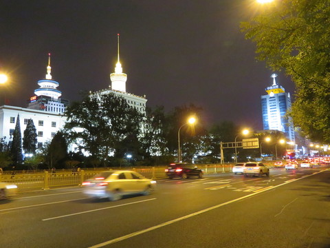 北京復(fù)興門夜景
