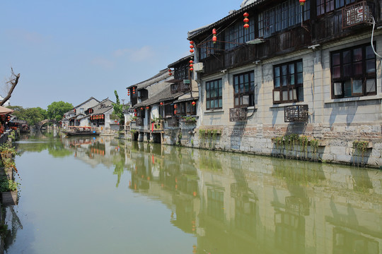 楓涇古鎮(zhèn) 江南水鄉(xiāng) 江南古鎮(zhèn)