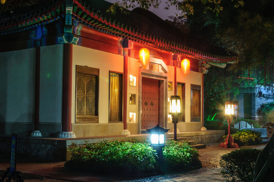圓明新園夜景