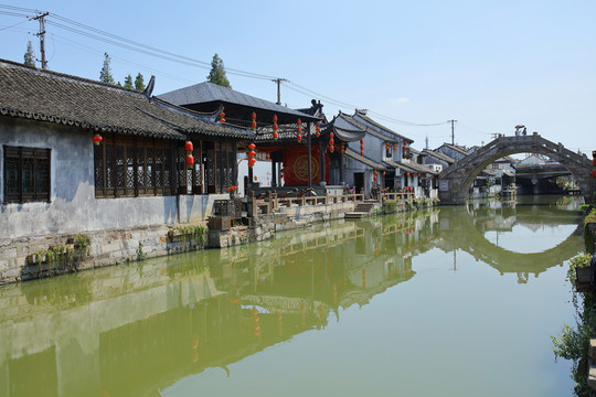 楓涇古鎮(zhèn) 江南水鄉(xiāng) 江南古鎮(zhèn)