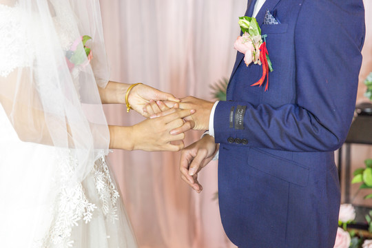 婚禮紀實 戴戒指