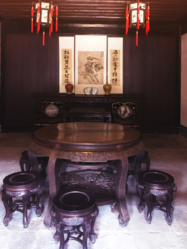 古鎮(zhèn)老宅內(nèi)景