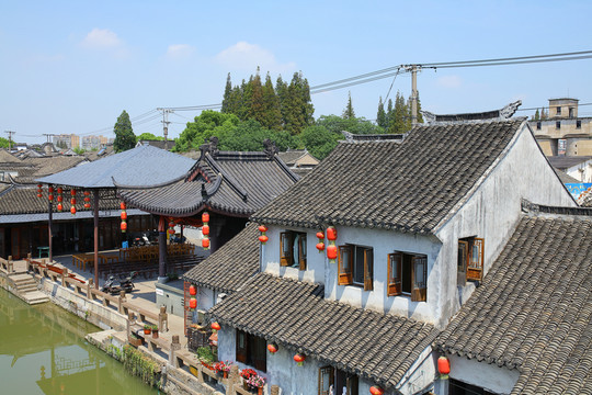 楓涇古鎮(zhèn) 江南水鄉(xiāng) 江南古鎮(zhèn)