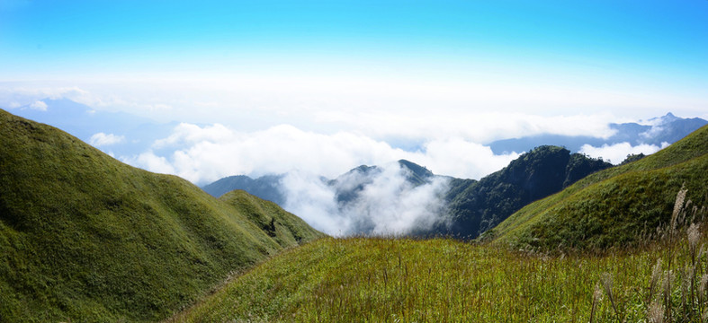 江西武功山 武功山云海風(fēng)光