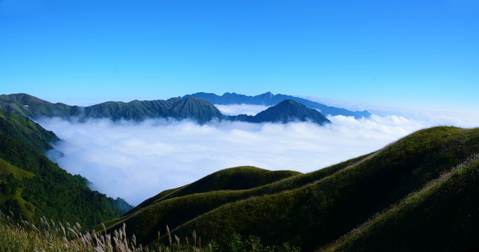 江西武功山 武功山云海風(fēng)光