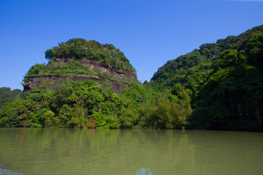 丹霞山 錦江 巖壁