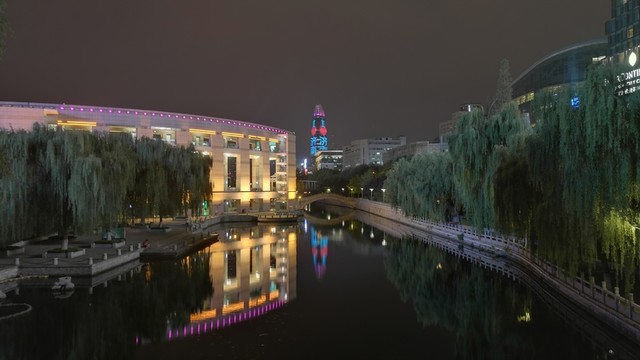 濟南護城河夜景