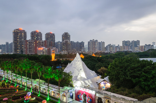 俯瞰世界之窗園區(qū)