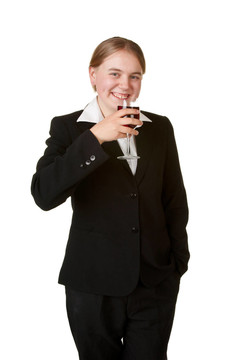 玻璃酒杯