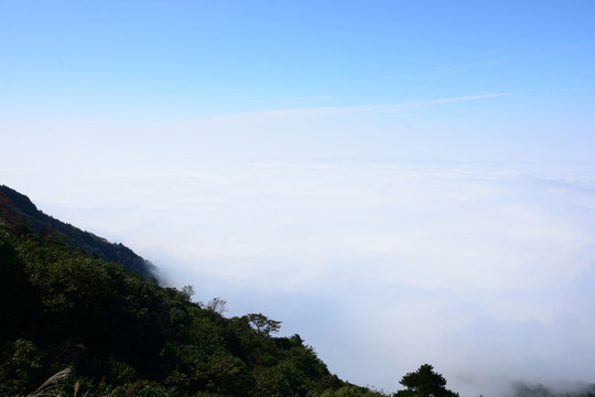 武功山云海景色 江西武功山云海