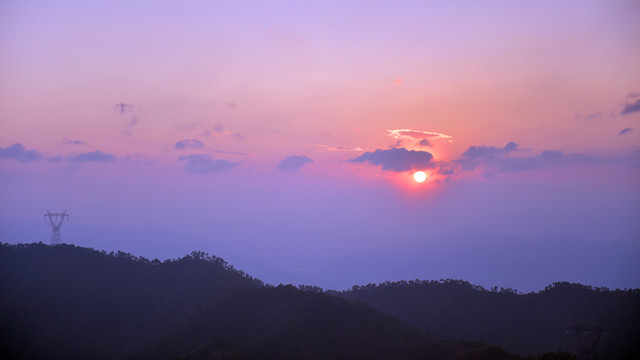 日落 山水風(fēng)光