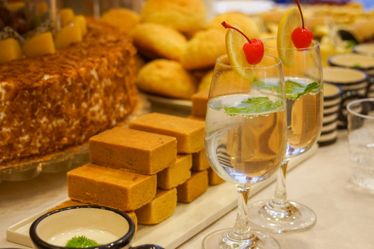 高腳杯 糕點