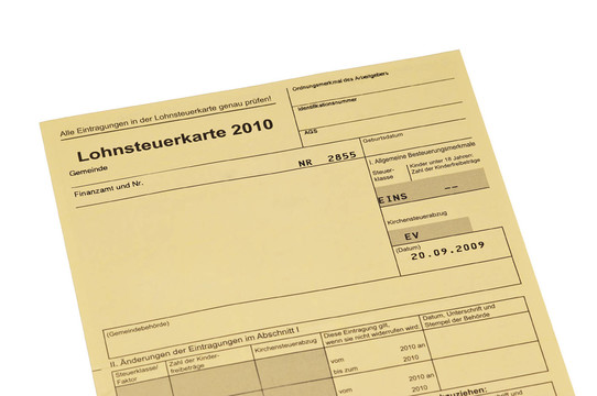 lohnsteuerkarte
