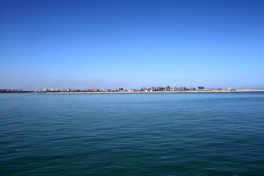 瓊州海峽 輪渡 碧海藍(lán)天