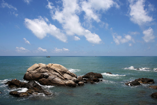 三亞 大小洞天 碧海藍天