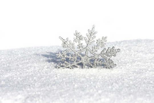 背景雪花