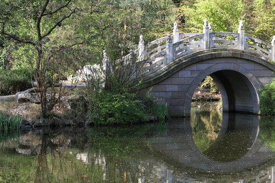 亞洲風格的石橋