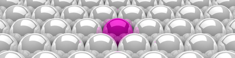 3D球體粉紅白色03