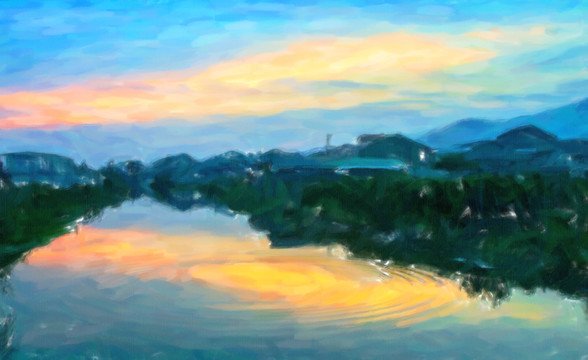 風(fēng)景畫
