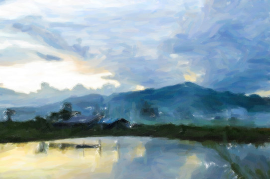 風(fēng)景畫